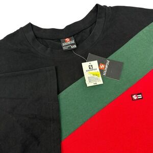 SOUTHPOLE Vintage Black Red Green  Colorblock‎ NWT Short Sleeve T-Shirt 5XB